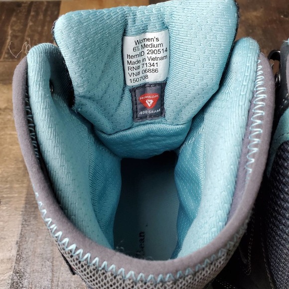 L.L bean tek 2.5 hiking waterproof Womens boot black size 6.5 medium - Picture 4 of 6